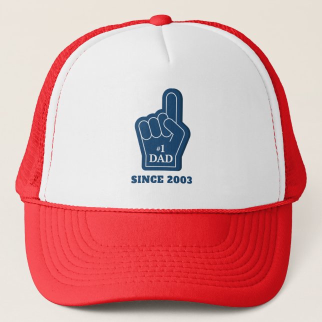 Dad Birthday and Fathers Day Keepsake Trucker Hat (Front)