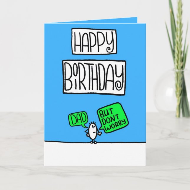 dad birthday card (Front)