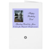 Dad Birthday Card (Back)