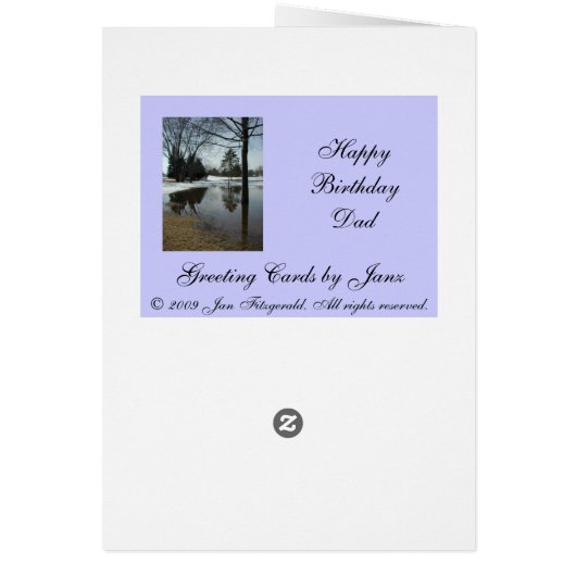 Dad Birthday Card (Back)