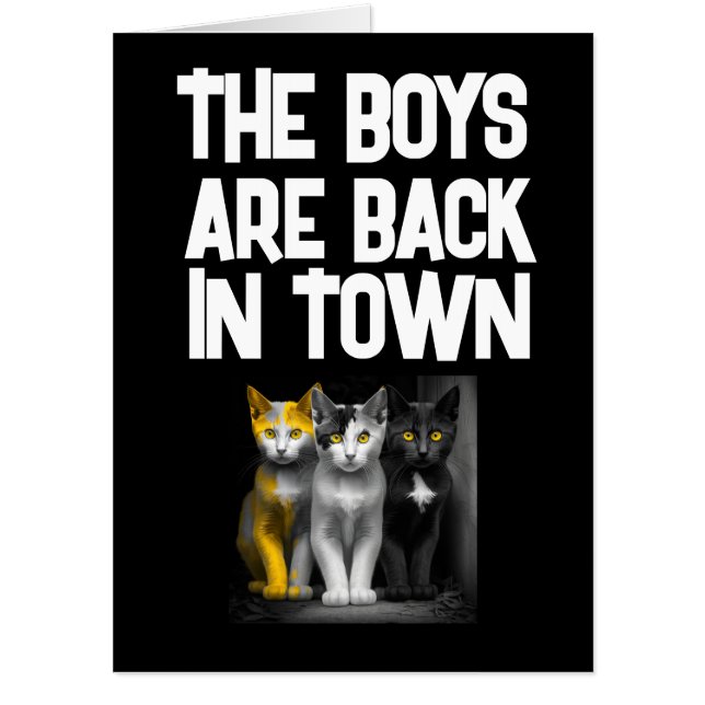 DAD BIRTHDAY CAT CATS FUNNY BIGGEST BIRTHDAY CARD (Front)
