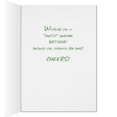 Dad Birthday Frogs Toasting with Beer (Inside (Right))