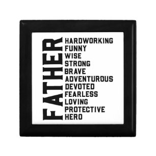 Dad birthday gift father father's day daddy gifts box