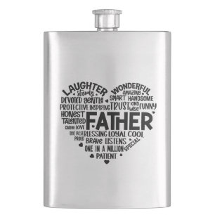 Dad birthday gift father father's day daddy gifts flask