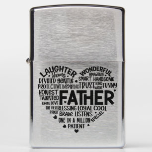 Dad birthday gift father father's day daddy gifts zippo lighter