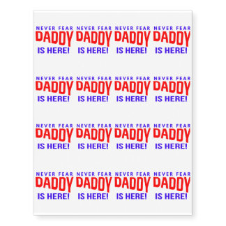 Dad Birthday Gifts From Baby Temporary Tattoos