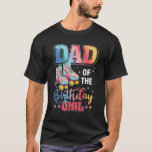 Dad Birthday Rolling Skate Birthday Family Party T-Shirt