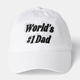 Dad black text hat
