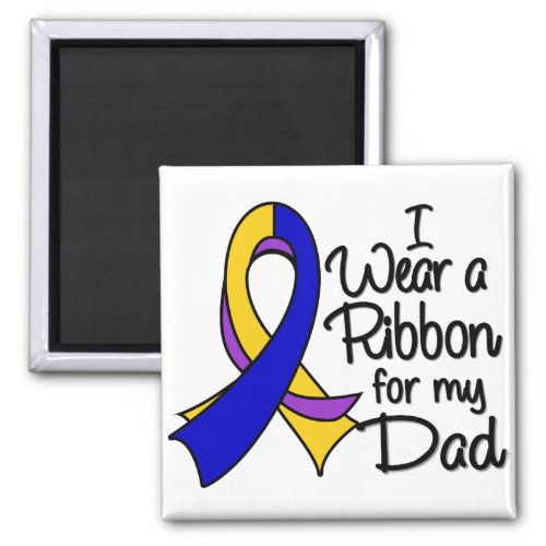 Dad _ Bladder Cancer Ribbon Magnet