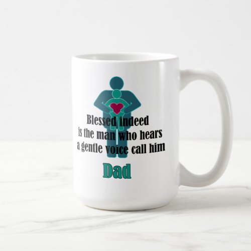 Dad Blessed Indeed Fathers Day Mug