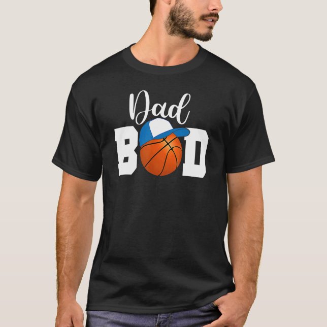 Dad Bod Basketball Ballpark Daddy T-Shirt (Front)
