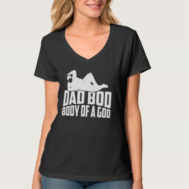 Dad Bod Father Figure Father's Day 3 T-Shirt (Front)
