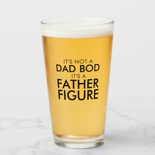 Dad Bod Father Figure Glass