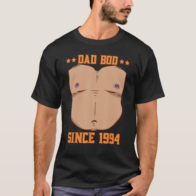 Dad Bod Since 1994 Father s Day Beer Belly T-Shirt (Front)