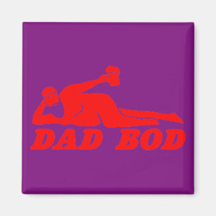 Dad Bod #USAPatriotGraphics ©WhiteTigerLLC.Com Magnet