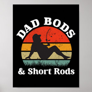 Dad Bods And Short Rods 2 Sided Vintage Poster