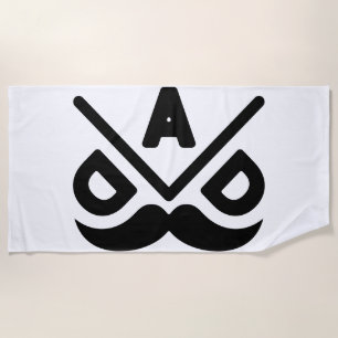 DAD: Bold Minimalism Beach Towel