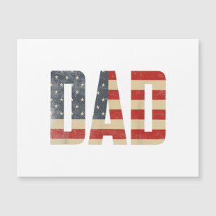 Dad Bold Patriotic American Flag Father’s Day Dad