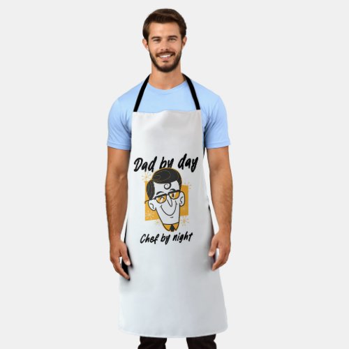 Dad by Day Chef by Night Apron