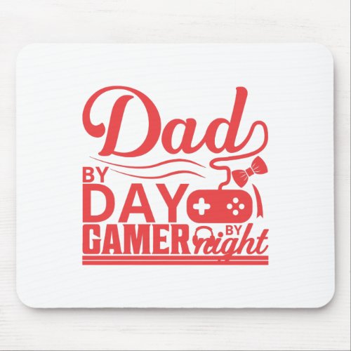 Dad By Day Gamer By Night 5 Mouse Pad