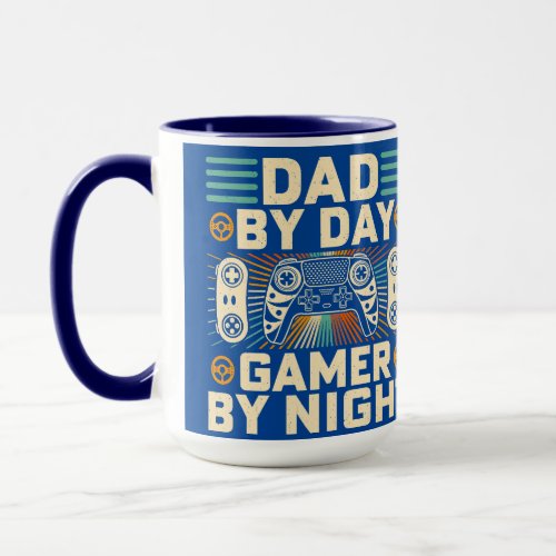 Dad By Day Gamer By Night  Mug