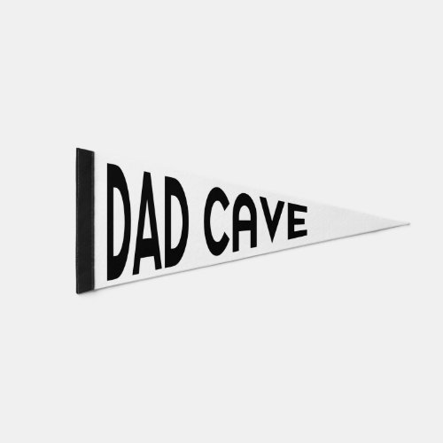 Dad Cave Vintage Sports Pennant Flag