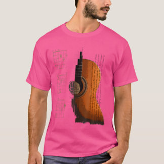 Dad Chords Cool Acoustic Guitar Musician T-Shirt
