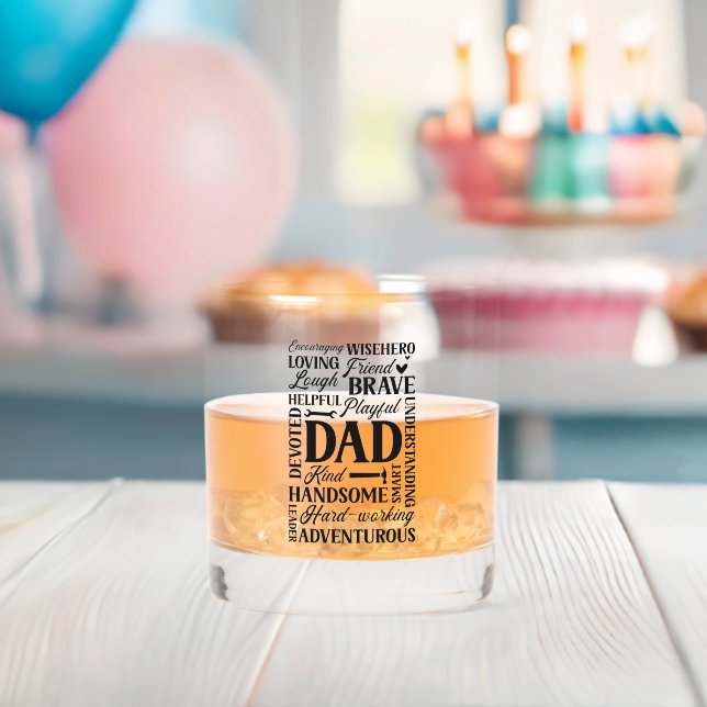 Dad Classic Father’s Day Gift  Whiskey Glass (Insitu (Baby Shower))