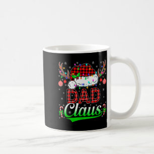 Dad Claus Christmas Lights Matching Family Xmas Pa Coffee Mug