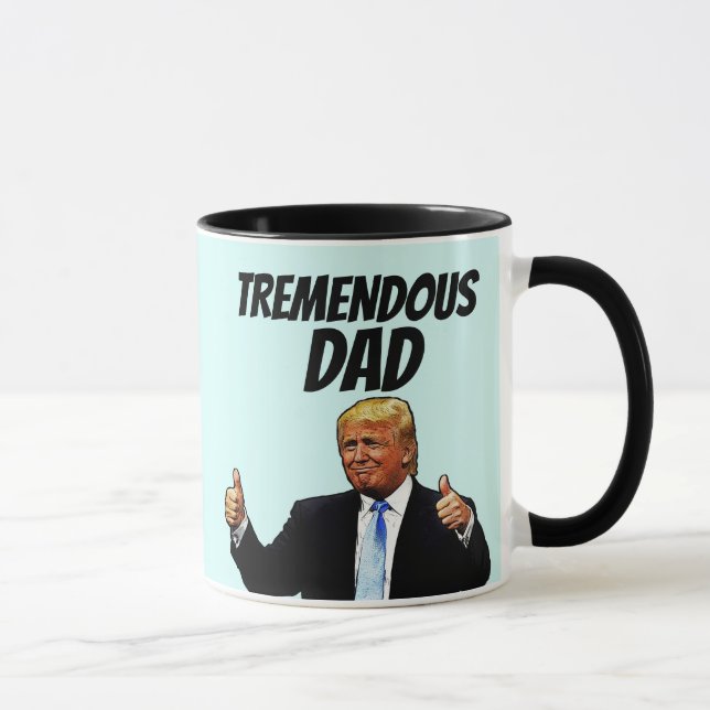 DAD COFFEE MUG, FUNNY DONALD TRUMP MUG (Right)
