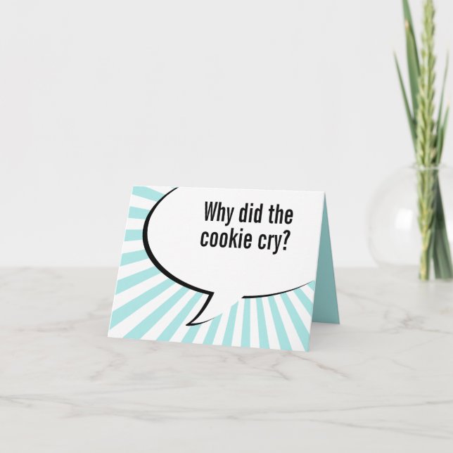 dad cookie joke card (Front)