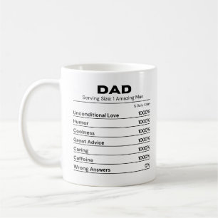Dad Cool Best Father Caffeine Lover Coffee Mug