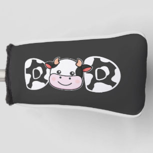Dad Cow Print Cow Pattern Father's Day Golf Head Cover