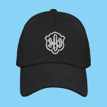 Dad Crest Simple Modern Typography Custom Embroidered Baseball Cap<br><div class="desc">Dad Crest Simple Modern Typography Custom Embroidered Baseball Cap features the simple modern embroidered text "Dad" in a modern crest. Perfect as a gift for dad for Father's Day,  Christmas,  birthday and more. Created by Evco Studio www.zazzle.com/store/evcostudio</div>