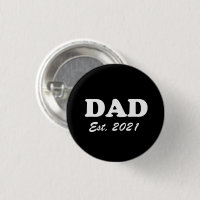 Dad Custom Established date black white modern