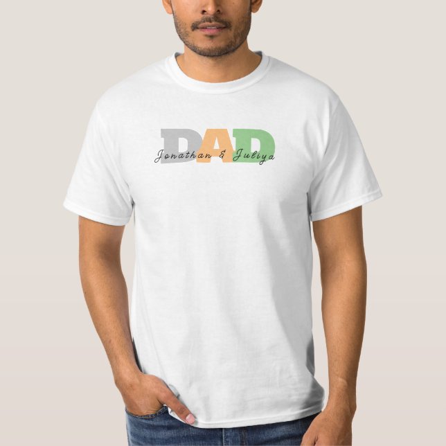  Dad custom name T-Shirt (Front)