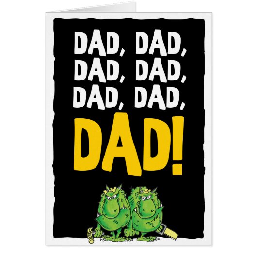 dad, dad, dad (2018) cards (Front)