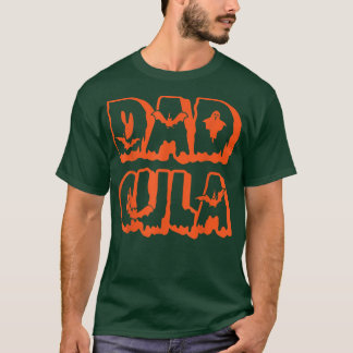 Dad Daddy Dracula Monster Costume Easy Halloween T-Shirt