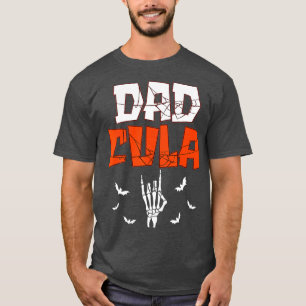 Dad Daddy Dracula Monster Costume Halloween T-Shirt