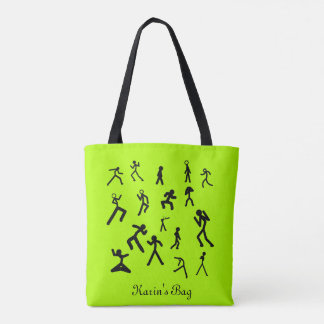 Dad dancing tote bag