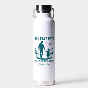 Dad & Daughter - Best  Days Water Bottle