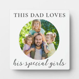 Dad Daughter Custom Photo Plaque