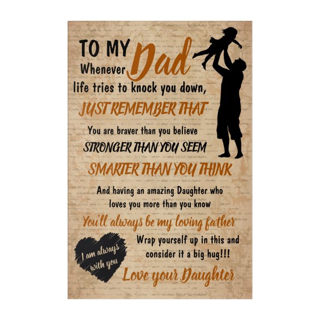 Dad Daughter Father christmas Acrylic Print