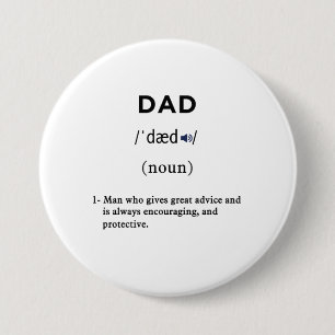 dad definition circle button