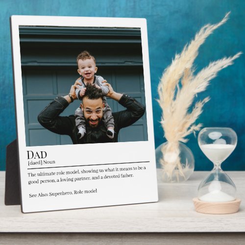 Dad Definition Fathers Day  Plaque