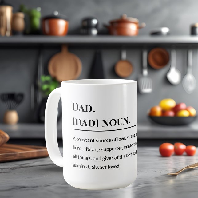 Dad Definition 👨‍👧‍👦 | Heartfelt Father Coffee Mug (Creator Uploaded)