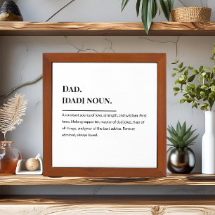 Dad Definition – Thoughtful Father’s Day Gift 🖱️ Desk Organizer