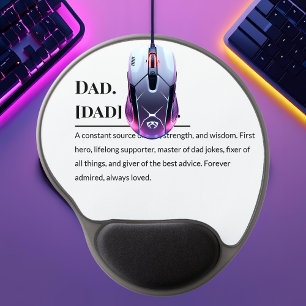 Dad Definition – Thoughtful Father’s Day Gift 🖱️ Gel Mouse Pad