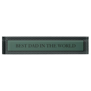 Dad  desk name plate
