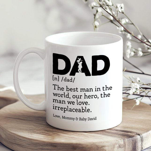 Dad Dictionary Definition Father's Day Gift Coffee Mug (Creator Uploaded)